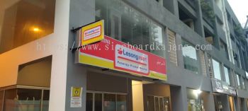 PASAR MINI LESONG MART OUTDOOR LIGHTBOX SIGNAGE & DOUBLE SIDE METAL G.I SIGNAGE 