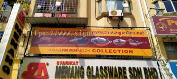 MENANG GLASSWARE OUTDOOR ZIGZAG BILLBOARD 