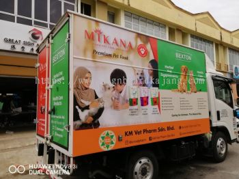 KM VET PHARM TRUCK LORRY & VAN STICKER PRINTING 