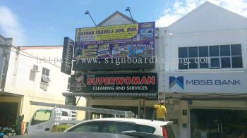 RAYHAR TRAVELS OUTDOOR BILLBOARD & 3D LED FRONTLIT SIGNAGE AT SHAH ALAM