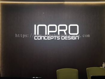 Inpro Concept Design Klang - 3D LED BOX Up Signboard -Frontlit 