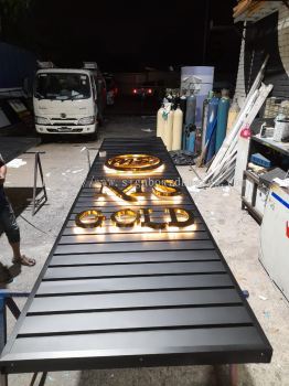 Ms Gold Klang - Aluminum Panel Base With 3D LED Backlit 