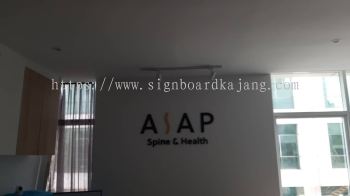 ASAP SPINE & HEALTH INDOOR PVC FOAM BOARD 3D LETTERING