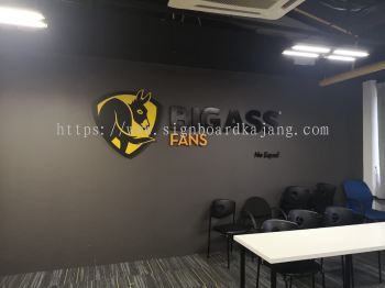 BIG ASS FANS INDOOR PVC FIAM BOARD 3D LETTERING SIGNAGE 