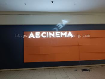 AE CINEMA 3D LED FRONTLIT & LED NEON & LIGHTBOX SIGNAGE SIGNBOARD 