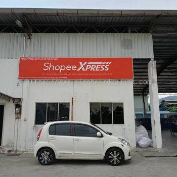 Shopee Express KL - Metal G.I. Base Signboard