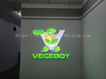 Vegeboy KL - 3D LED Frontlit Lettering