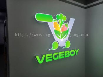 Vegeboy KL - 3D LED Frontlit Lettering