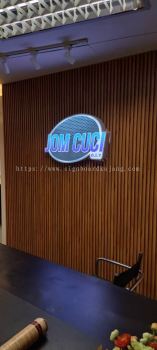 Jom Cuci DIY - Aluminium Box Up 3D LED Frontlit Indoor Logo Signage