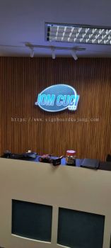 Jom Cuci DIY - Aluminium Box Up 3D LED Frontlit Indoor Logo Signage