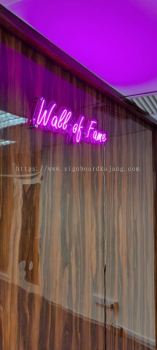 Hall Of Fame - Indoor LED Neon Bar Signage