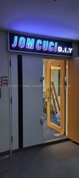 Jom Cuci DIY KL - Indoor 3D LED Frontlit Lettering Signage 