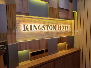 KINGSTON HOTEL - INDOOR 3D LED STAINLESS STEEL BACKLIT SIGNAGE