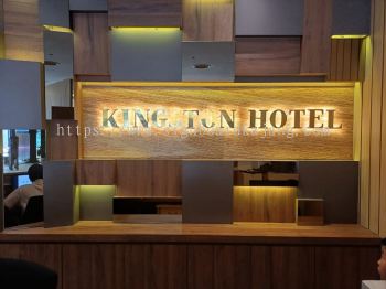 KINGSTON HOTEL - INDOOR 3D LED STAINLESS STEEL BACKLIT SIGNAGE