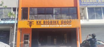 KK Bigbike Shop - 3D Box Up Signage