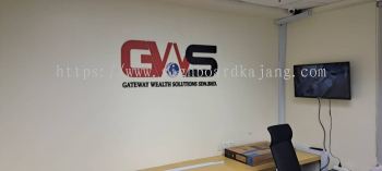 Global Wealth Solutions - 3D Cut Out Signage