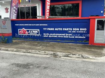 YY Pang Auto Parts - 3D Cut Out Signage