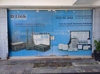 D-Link Solutions - Glass Panel Sticker