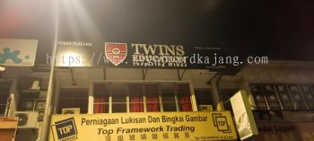 Twins Education - 3D Box Up LED Fronlit Signboard at Setia Eco Ardence