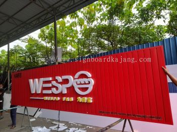 Wespo F&B - 3D Box Up LED Frontlit Aluminium Panel Signage