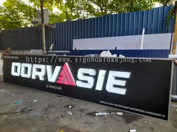 Oorvasie - 3D Box Up LED Frontlit Aluminium Panel Signage