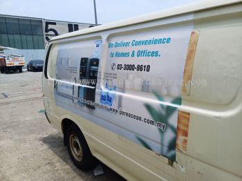 Ocean Mineral Water - Van Sticker at KL