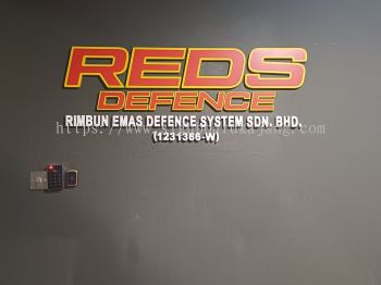 Rimbun Emas Defence System - 3D Cut Out Lettering at KL