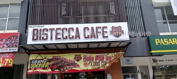 Bistecca Cafe - 3D Box Up LED Signage 