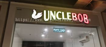 UncleBob - 3D Box Up LED Signboard at KL