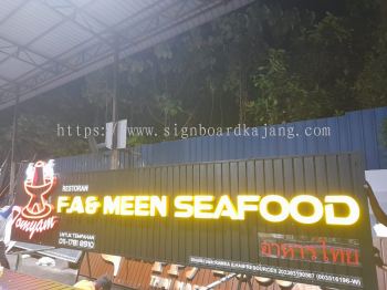 3D Signcraft # 3D LED Frontlit # Signboard 3D # LED Box Up Signage # Signboard Restoran # Mookata Signage # Signboard Butik # Box Up Signage # Happy Feet Signage #  Signboard Cafe 