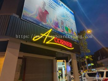 Signboard 3D LED FRONTLIT# ALUMINIUM PANEL BASE SIGNAGE # Sign board Restoran#  Signage Car Accessories # Signboard Cafe # Car Paint Signage # Az Corner Signage 