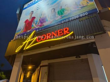 Signboard 3D LED FRONTLIT# ALUMINIUM PANEL BASE SIGNAGE # Sign board Restoran#  Signage Car Accessories # Signboard Cafe # Car Paint Signage # Az Corner Signage 