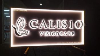 Signboard 3D Led # BACKLIT SIGNAGE # Sign board Kedai Optik # 3D Box Up Signage# 