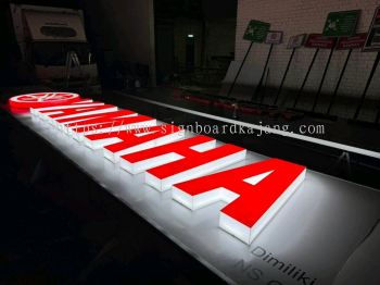 3D Signcraft # SIGNBOARD YAMAHA # LED SIGNBOARD # Signboard Kedai Motosikal # 3D Box Up LED Signage # 