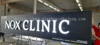 Signboard Clinic # 3D Led Frontlit# Aluminium Box Up Led Frontlit Signboard# Signboard Aluminum # Signboard Klinik 