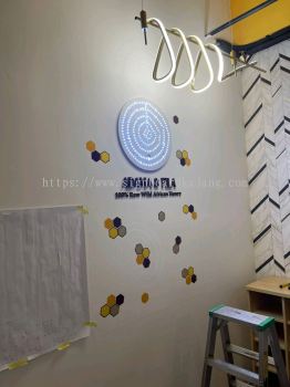 INDOOR 3D LED FRONTLIT BOX UP LETTERING SIGNAGE MAKER AT KAJANG, TAMING JAYA, BALAKONG, MALAYSIA, KLANG