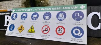 Safety Sign # Signboard Utamakan Keselamatan