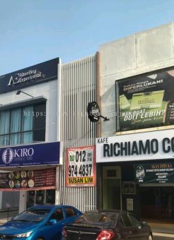 3D Signcraft # Signboard 3D Box Up LED Backlit # Signboard Richiamo Coffee # Signboard Maker # Custom Made Signage 