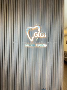 Indoor Stainless Steel Led Backlit Signage 