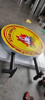 Double Side Signboard Round Type LED 