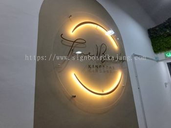 INDOOR STAINLESS STEEL 3D BOX UP BACKLIT SIGN SUPPLIER AT SUBANG, KAJANG, DENGKIL, SEPANG