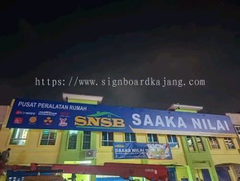 Billboard Saaka Nilai With Led Floodlight # #3dledsignboard #3dboxup #3dsignboard #3dledboxup #signboardmaker #roadsign #signboard #fabriclightbox #ledneon