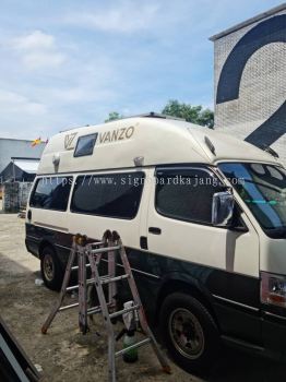 Van Wrap/Semi Wrap Sticker Installation Service at Denai Alam, Puncak Alam, Rawang, Putrajay, Cyberjaya, Dengkil.