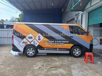 Commercial Van Sticker Printing Installation Service at KAJANG | KOTA KEMUNING | BUKIT KEMUNING | KAMPUNG JAWA | PANDAN INDAH | SHAMELIN | PUCHONG JAYA