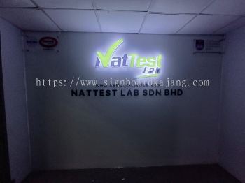 Indoor Office 3D Box Up Frontlit Lettering Signboard Maker at KAJANG | KOTA KEMUNING | BUKIT KEMUNING | KAMPUNG JAWA | PANDAN INDAH | SHAMELIN