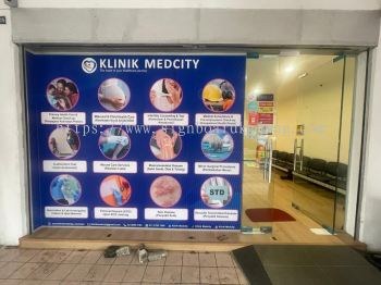 Clinic Glass Panel Sticker Installation at BUKIT KEMUNING | KAMPUNG JAWA | PANDAN INDAH | SHAMELIN | PUCHONG JAYA | PUDU