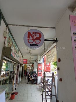 Corridor Round Shape Double Sided Lightbox Signage at TELOK PANGLIMA GARANG | PULAU CAREY | KUALA SELANGOR | IJOK | JERAM