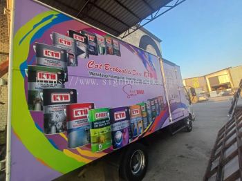 Truck Sticker Printing Installation at GOMBAK | SUNGAI LONG | MAHKOTA CHERAS | KAPAR