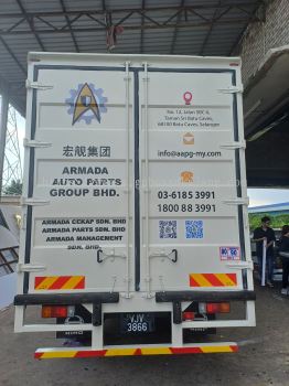 Truck Full Wrap Sticker Printing at SERI KEMBANGAN, PUNCAK ALAM, BALAKONG, TTDI JAYA