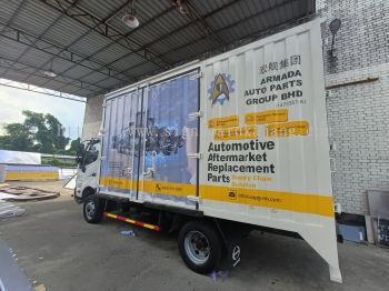 Truck Full Wrap Sticker Printing at SERI KEMBANGAN, PUNCAK ALAM, BALAKONG, TTDI JAYA